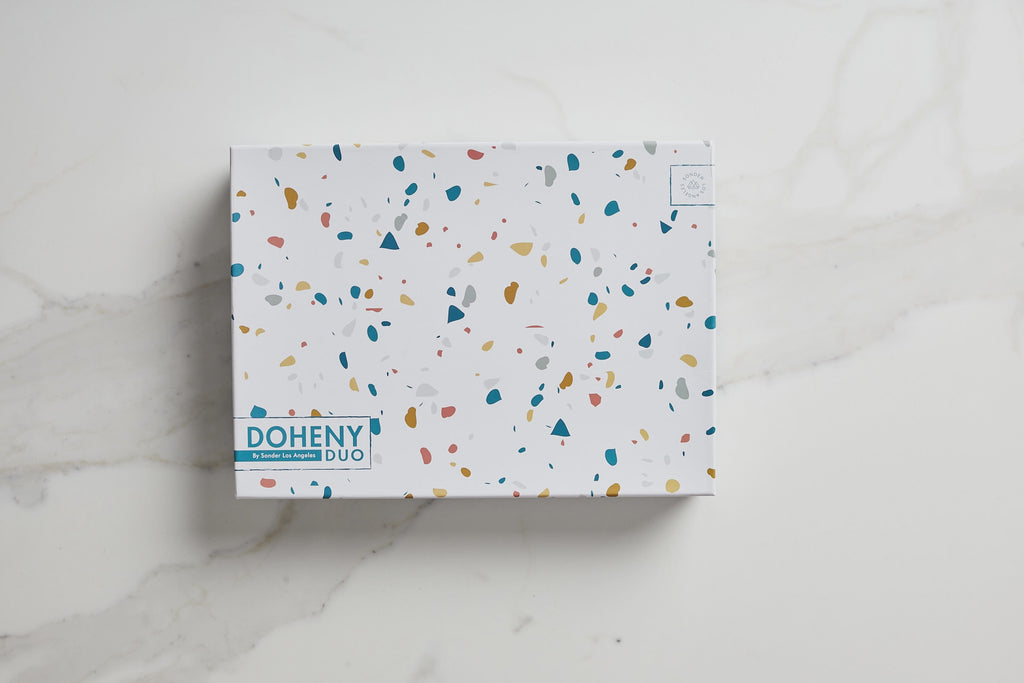 Unboxing Sonder Los Angeles Doheny Duo Small Acacia Wood Cutting Board Set Gift Box