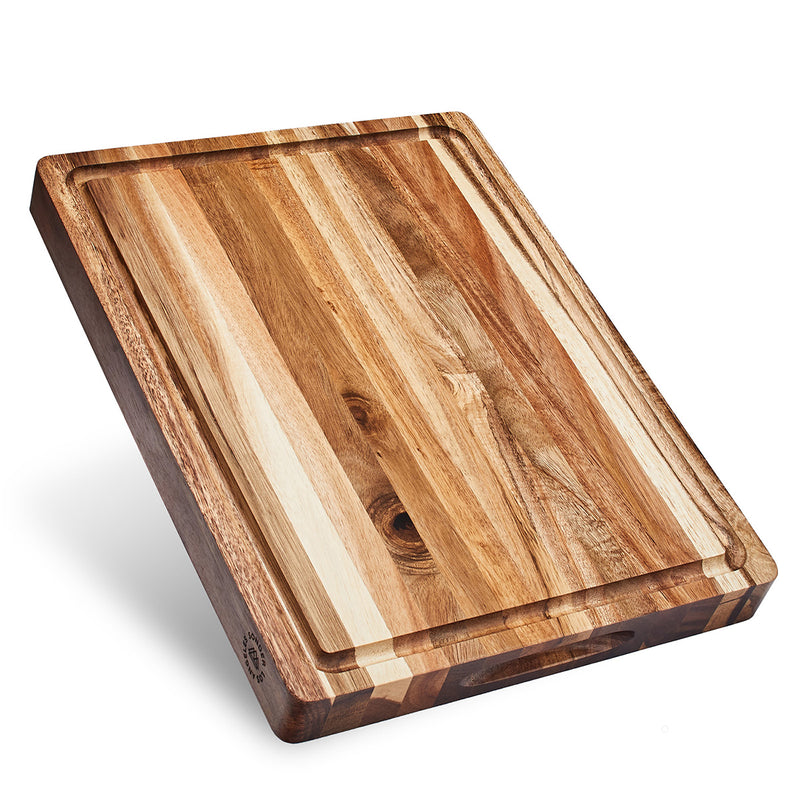 Sonder LA Winsome Acacia wood cutting board with juice groove